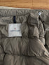 Moncler Nourry Jacket Size 3 Beige Suede
