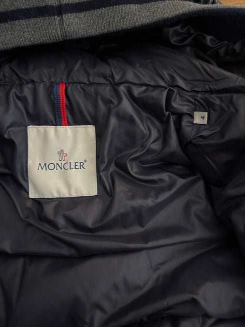 Moncler Cesar Jacket Size 4 Navy Blue