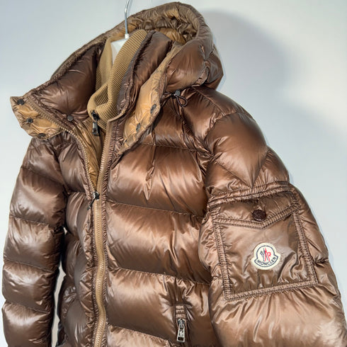 Moncler Zin Men’s Jacket - Size 2 (S/M) - Brown