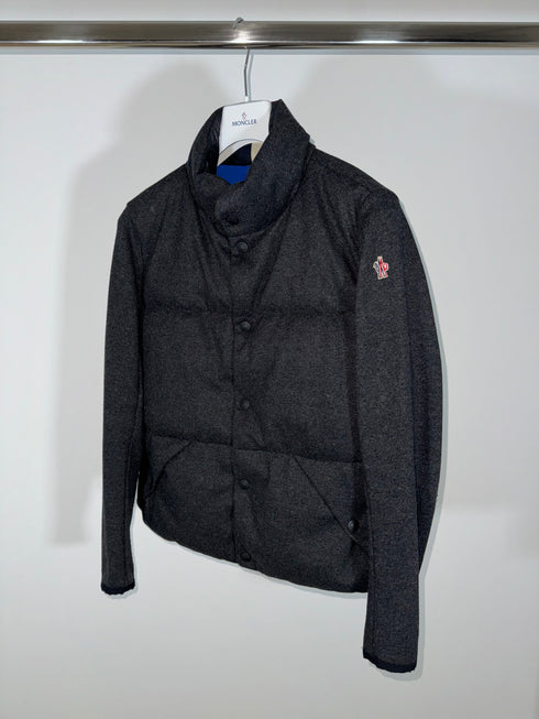 Moncler Grenoble cardigan size M dark grey
