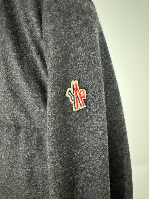 Moncler Grenoble cardigan size M dark grey