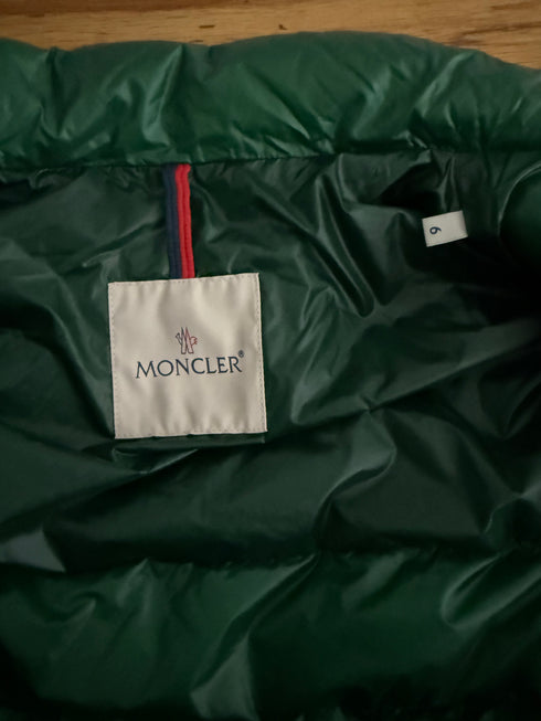 Moncler Petichet Jacket Size 6 Green
