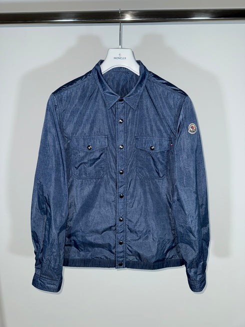 Moncler Trionphe Jacket Size 3 Denim Blue