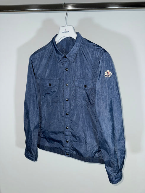 Moncler Trionphe Jacket Size 3 Denim Blue