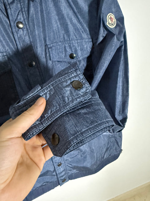 Moncler Trionphe Jacket Size 3 Denim Blue