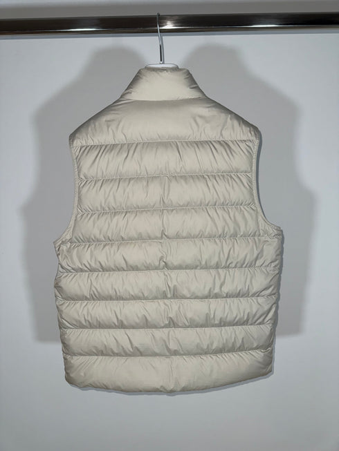 Moncler Treompan Gilet Size 4 Beige