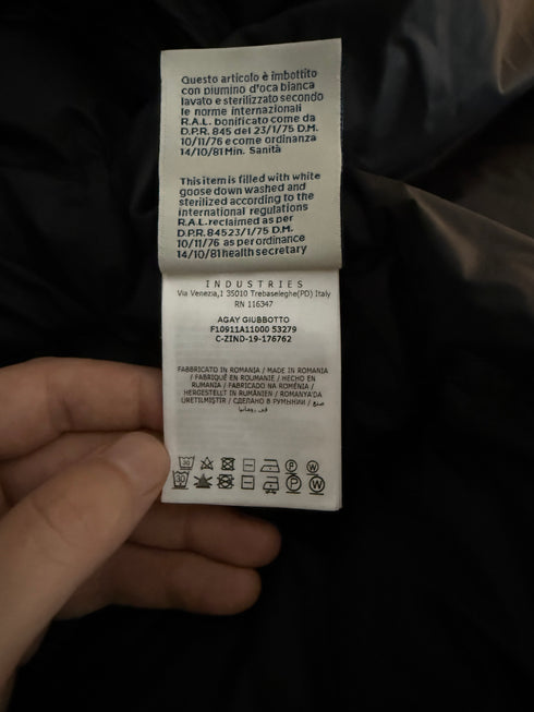 Moncler Agay Jacket Size 6 Black