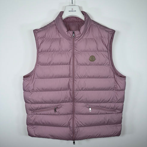 Moncler Lechtal Men’s Gilet - Size 6 (XXL) - Pink