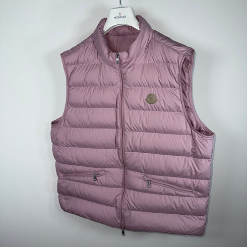 Moncler Lechtal Men’s Gilet - Size 6 (XXL) - Pink