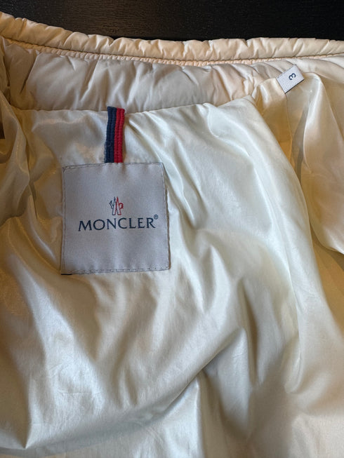 Moncler Austin jacket size 3 white