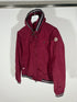Moncler Jeanclaude Jacket Size 2 Burgundy Red
