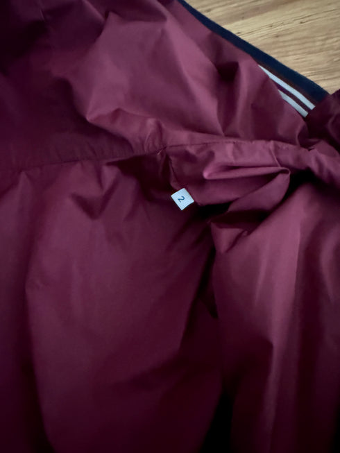 Moncler Jeanclaude Jacket Size 2 Burgundy Red