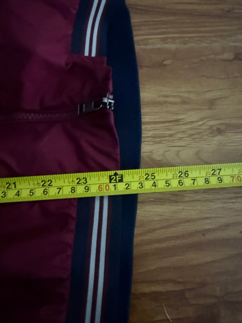 Moncler Jeanclaude Jacket Size 2 Burgundy Red