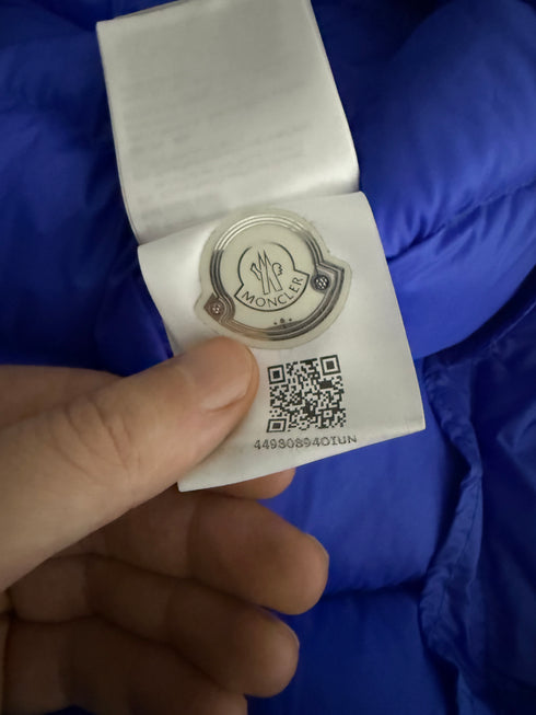 Moncler Avrieux Jacket Size 5 Electric Blue