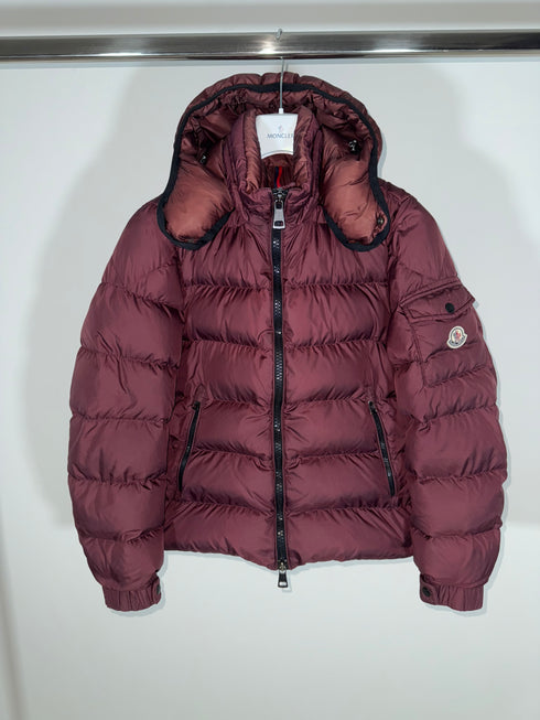 Moncler Hymalay Jacket Size 2 Burgundy Red