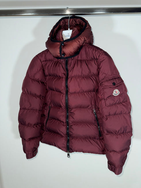 Moncler Hymalay Jacket Size 2 Burgundy Red