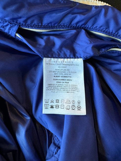 Moncler Albert jacket size 2 blue