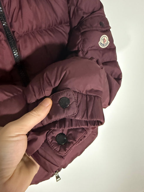 Moncler Hymalay Jacket Size 2 Burgundy Red