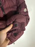 Moncler Hymalay Jacket Size 2 Burgundy Red