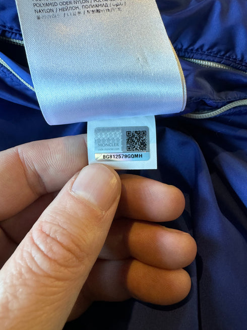 Moncler Albert jacket size 2 blue