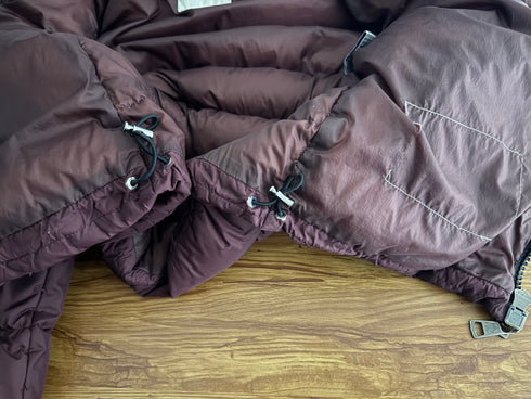 Moncler Hymalay Jacket Size 2 Burgundy Red