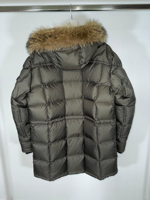 Moncler Affton Jacket Size 6 Olive Green