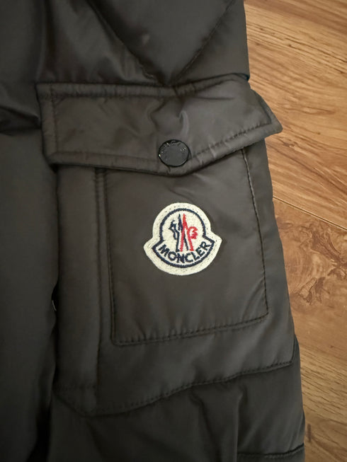 Moncler Affton Jacket Size 6 Olive Green