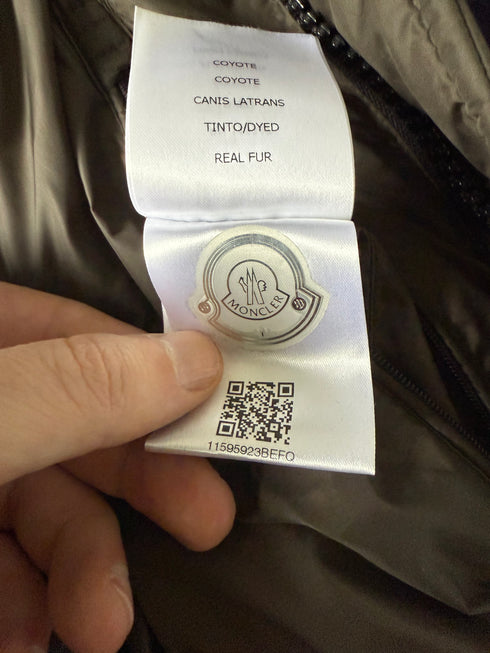 Moncler Affton Jacket Size 6 Olive Green