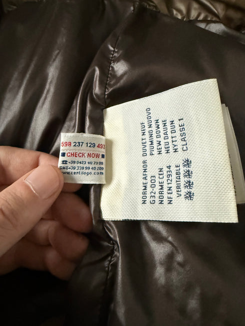 Moncler Zillertal Jacket Size 5 Beige