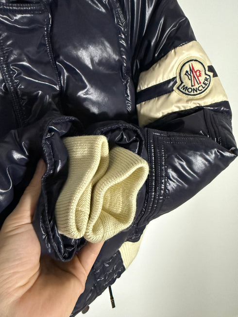 Moncler Leon Jacket Size 3 Navy Blue