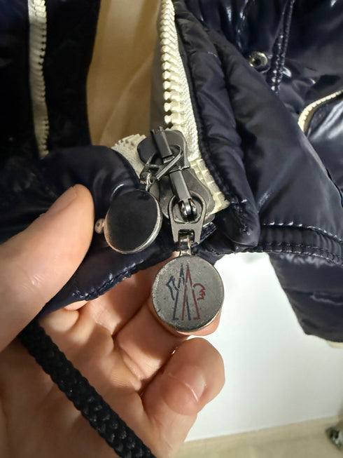 Moncler Leon Jacket Size 3 Navy Blue