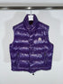 Moncler Tib gilet size 1 purple