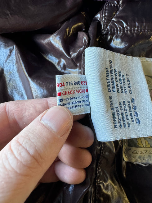 Moncler Tib gilet size 1 purple