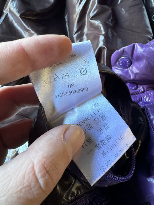 Moncler Tib gilet size 1 purple