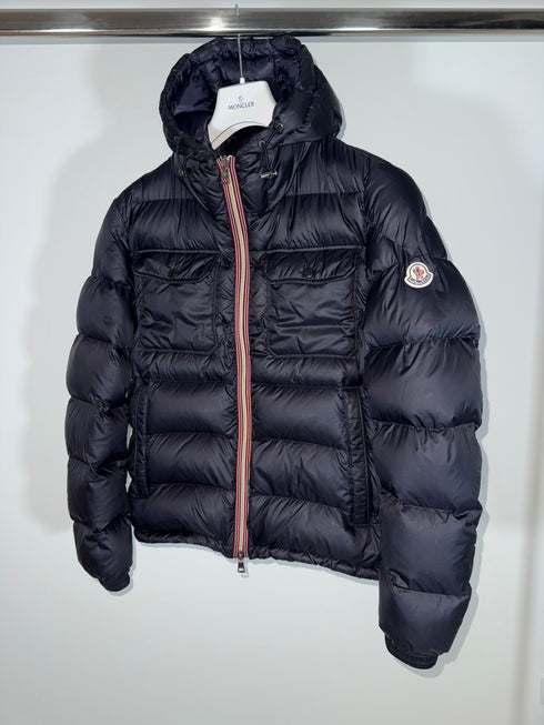 Moncler Morane Jacket Size 2 Deep Navy Blue