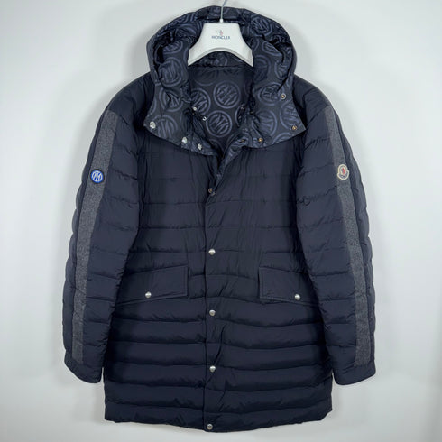 Moncler x Inter Limited Edition Reversible Men’s Jacket - Size 1 (S/M) - Navy Blue