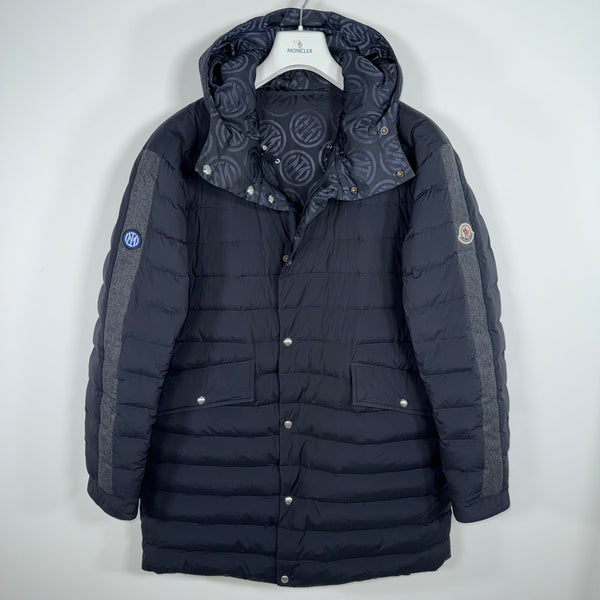 Moncler x Inter Limited Edition Reversible Men’s Jacket - Size 1 (S/M) - Navy Blue