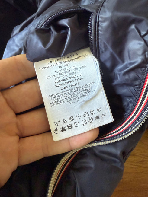 Moncler Morane Jacket Size 2 Deep Navy Blue