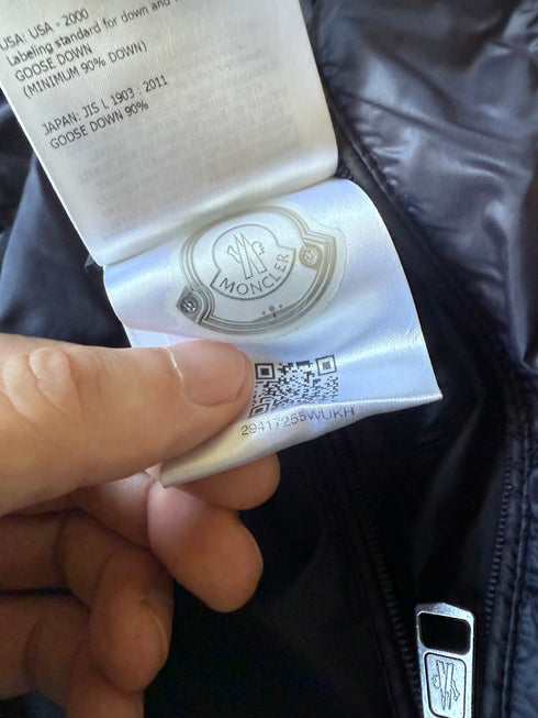Moncler Morane Jacket Size 2 Deep Navy Blue