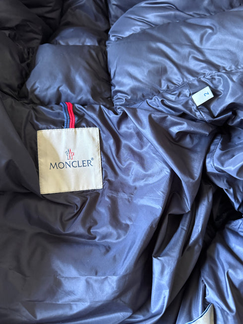 Moncler Morane Jacket Size 2 Deep Navy Blue