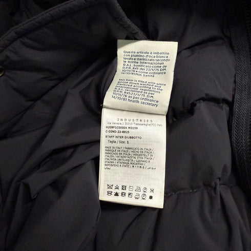Moncler x Inter Limited Edition Reversible Men’s Jacket - Size 1 (S/M) - Navy Blue