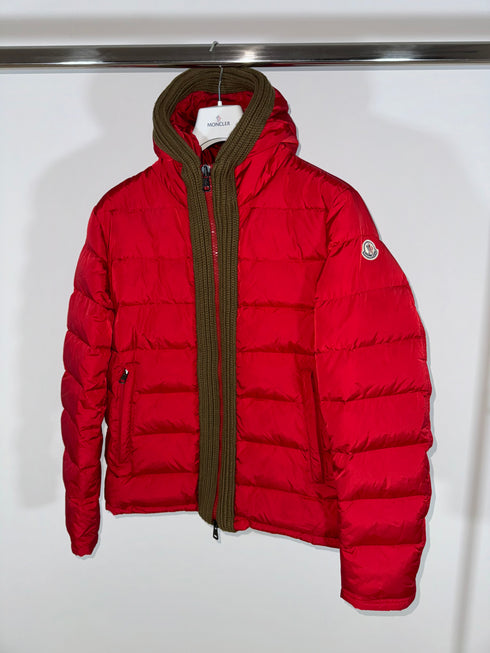 Moncler Canut Jacket size 4 red