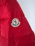 Moncler Canut Jacket size 4 red