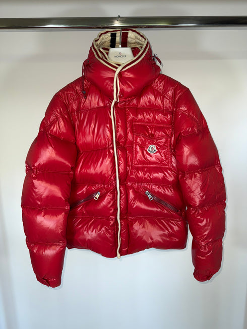 Moncler Branson Jacket Size 5 Red