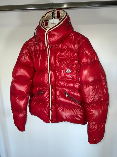 Moncler Branson Jacket Size 5 Red