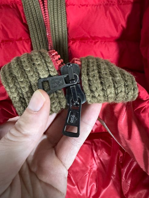 Moncler Canut Jacket size 4 red