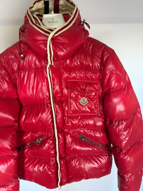 Moncler Branson Jacket Size 5 Red