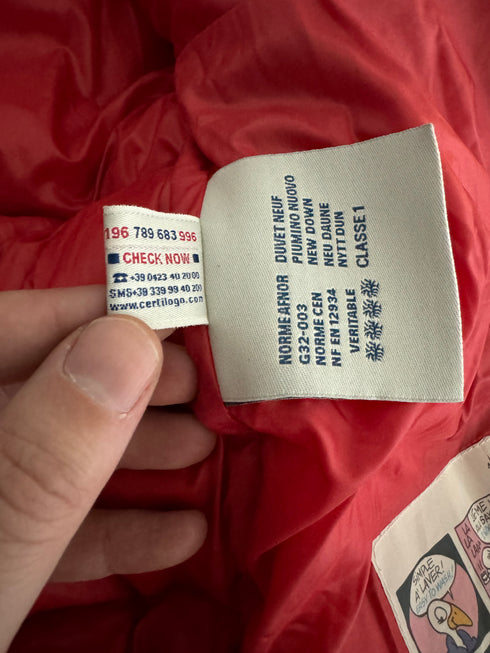 Moncler Canut Jacket size 4 red