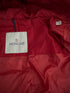Moncler Canut Jacket size 4 red