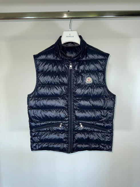 Moncler Gui Gilet Size 1 Navy Blue